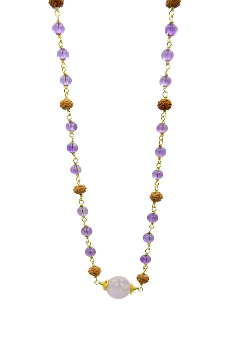 Soka in Amethyst Choker Wire