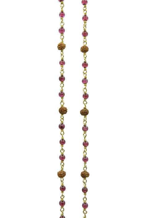 Soka in Garnet Choker Wire