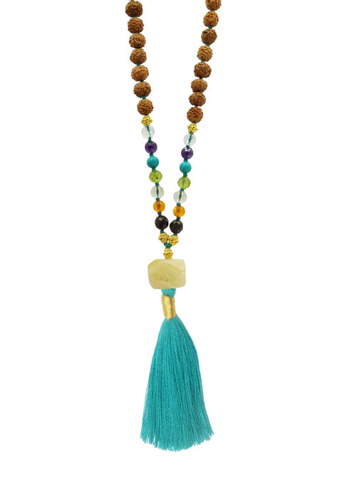 Chakrawala Mala in Citrine
