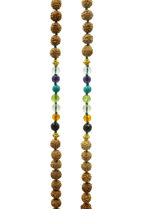Chakrawala Mala in Citrine