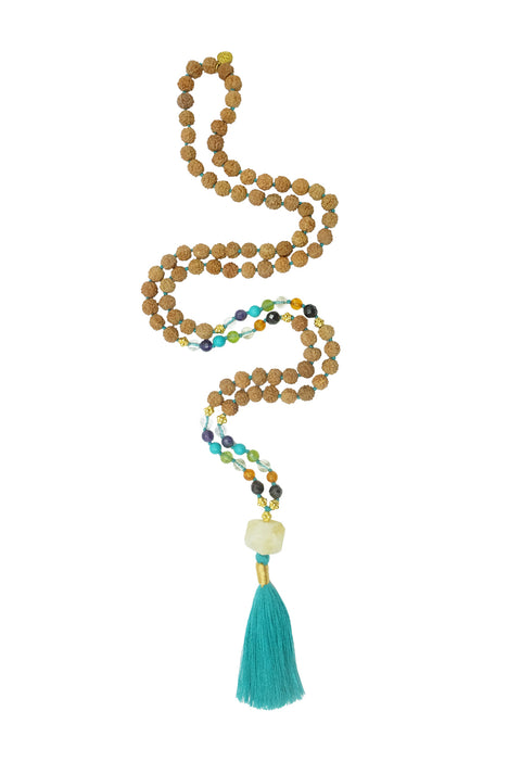 Chakrawala Mala in Citrine