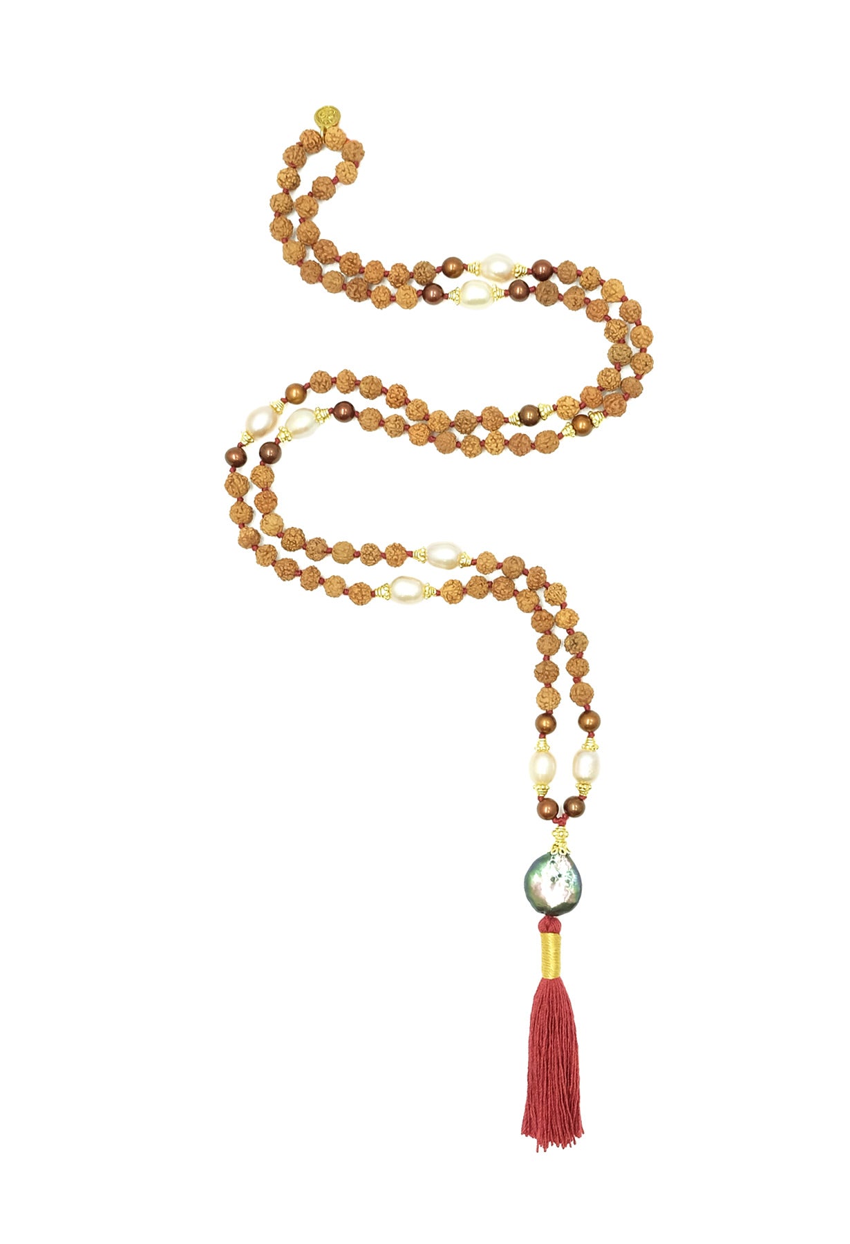 Graceful Goddess Mala Aum Rudraksha
