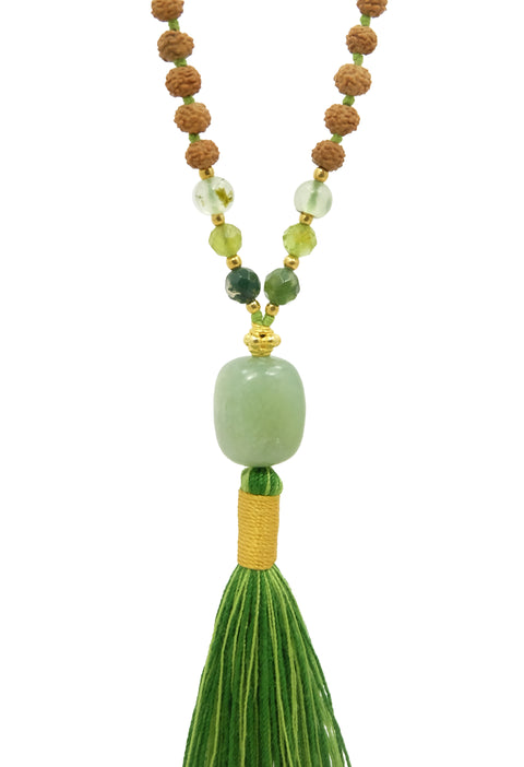 Kejora Necklace in Green Aventurine