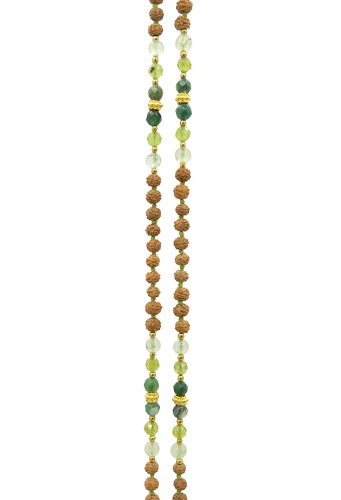 Kejora Necklace in Green Aventurine