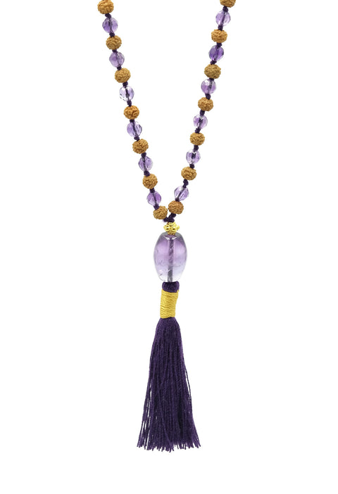 Jaiho in Amethyst Mala