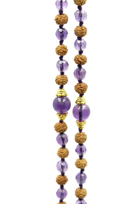 Jaiho in Amethyst Mala