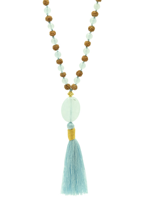 Jaiho in Aquamarine Mala