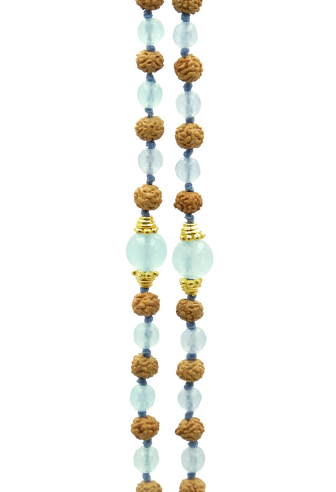 Jaiho in Chalcedony Mala
