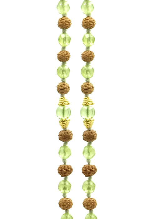 Jaiho in Peridot Mala