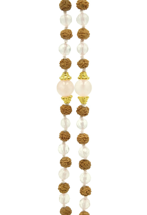 Jaiho in Rose Quartz Mala