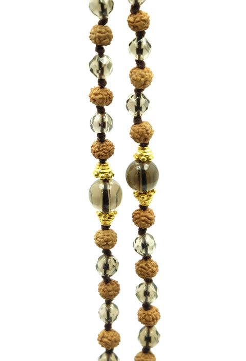 Jaiho in Smoky Quartz Mala