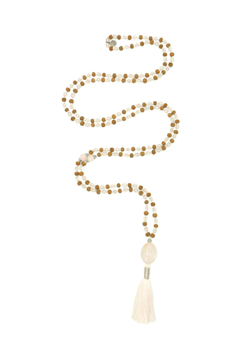 Jaiho in Rose Quartz Mala