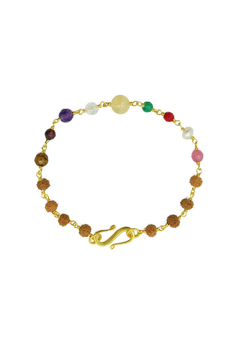 Nine Planet Wire Bracelet
